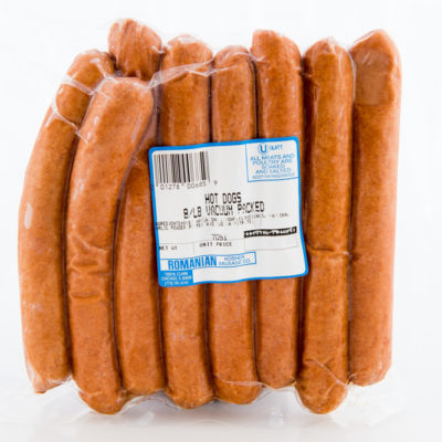 Nitrate Free Hot Dogs 8/1, Kosher For Passover